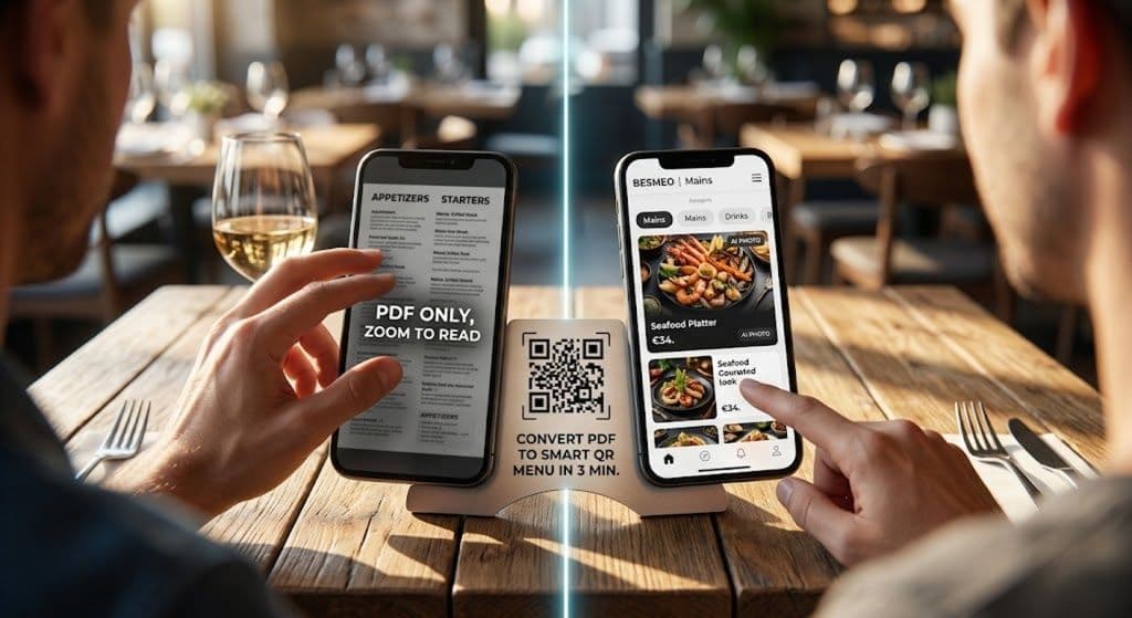 De menú en PDF a código QR: crea un menú digital inteligente en 3 minutos
