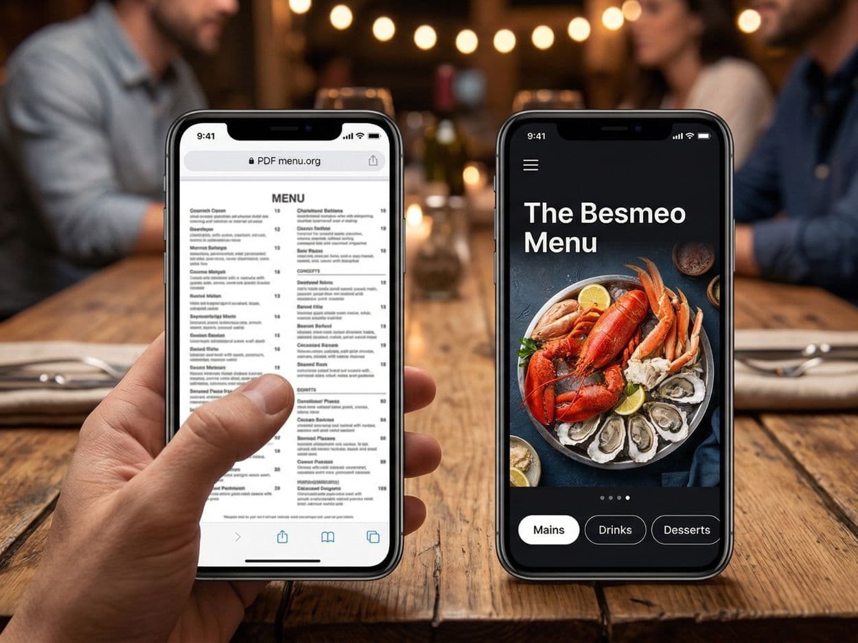 Your PDF Menu Is Costing You Money. Here's What to Do Instead.