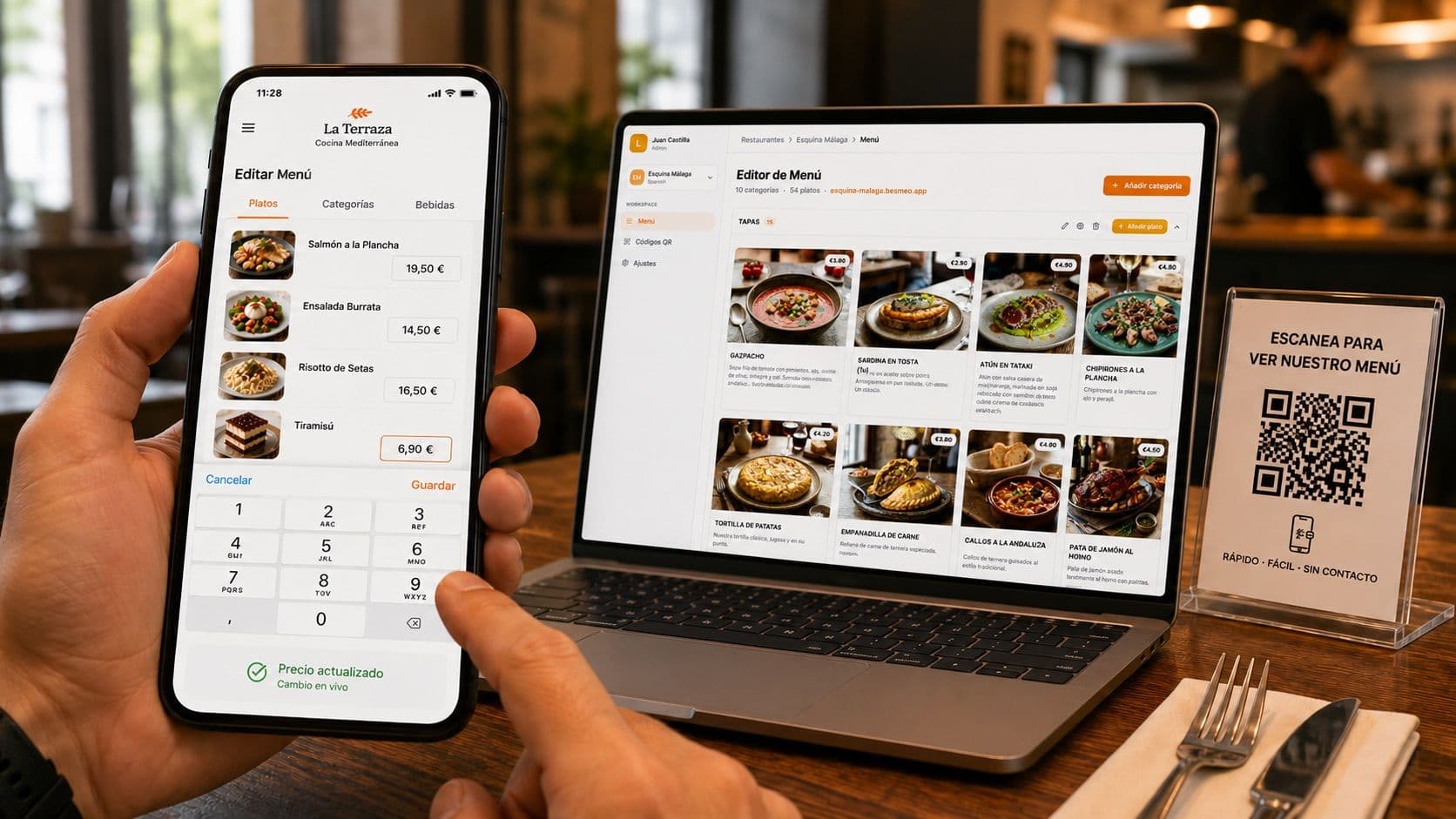 How to update restaurant menu prices fast