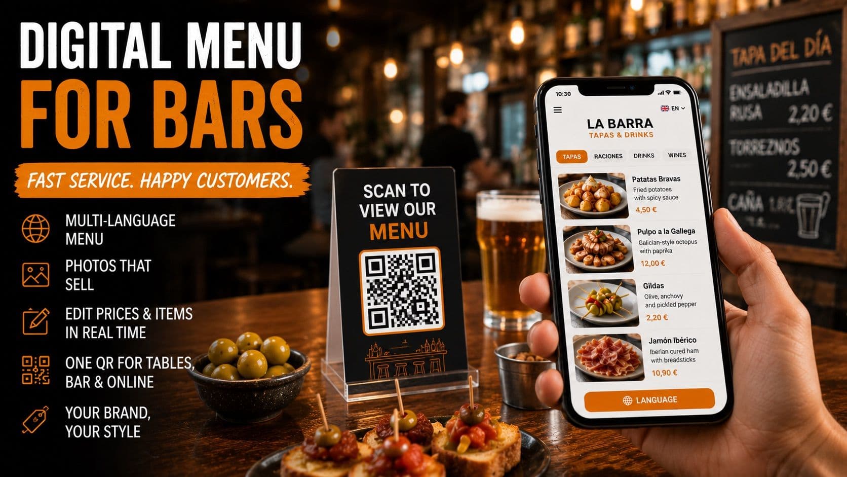 Digital Menu for Bars: How to Digitalize Your Bar's Menu (2026 Guide)